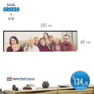 bastidor 60×180 incluye fotografía