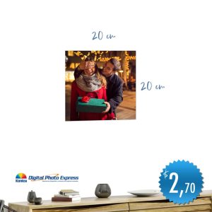 impresión de fotos 20x20 cm