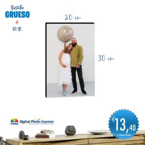 bastidor 20x30 cm incluye fotografía