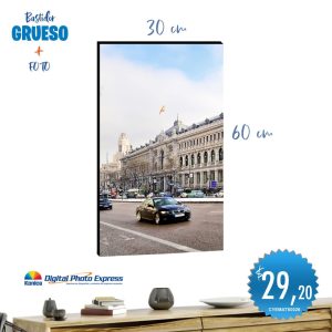 bastidores 30×60 incluye fotografía