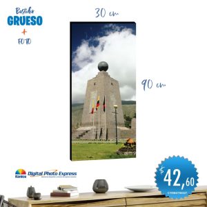 bastidores 30×90 incluye fotografía