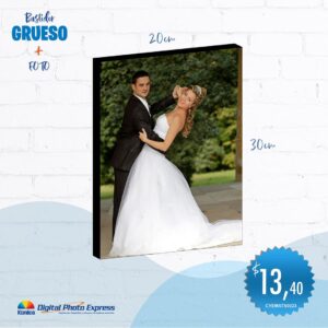 bastidor 20x30 cm incluye fotografía