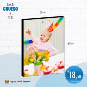 bastidores 30×40 incluye fotografía