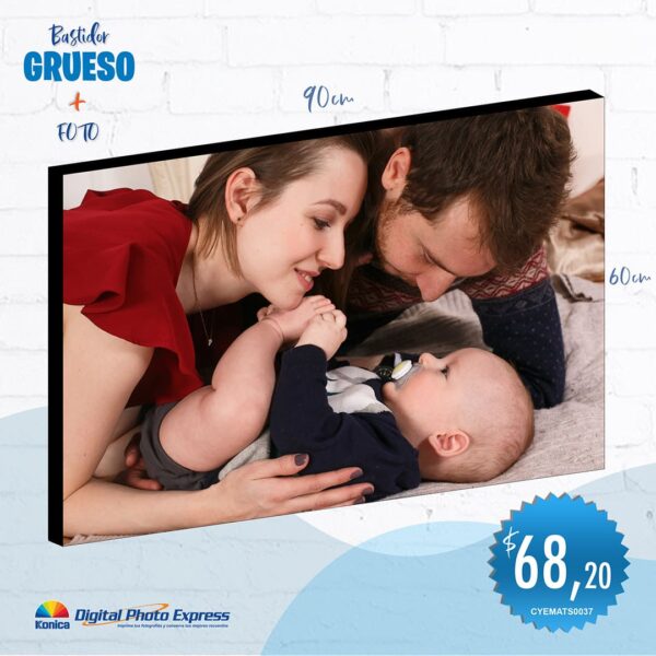 bastidores 60×90 incluye fotografía