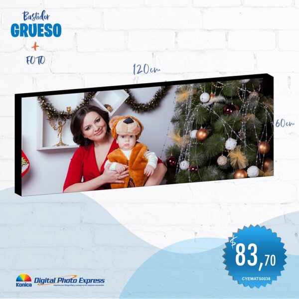 bastidores 60×120 incluye fotografía
