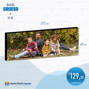 bastidor 60×180 incluye fotografía