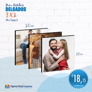 promo bastidores delgados 3×2 – 20x20cm