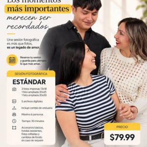 sesión fotográfica – estándar