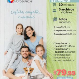 sesión fotográfica – estándar