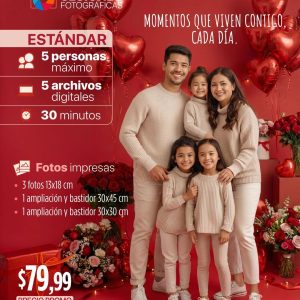 sesión fotográfica – estándar