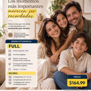sesión fotográfica – full