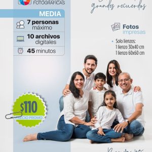 sesión fotográfica – media
