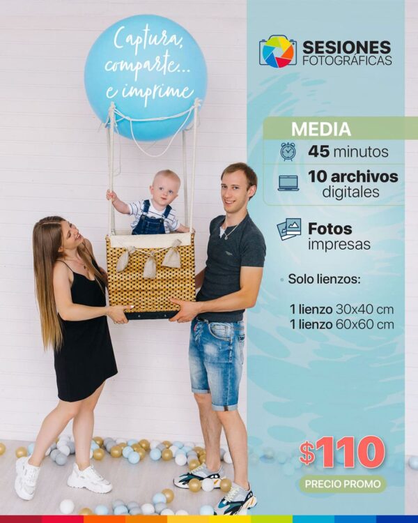sesión fotográfica – media