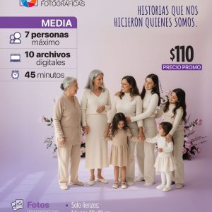 sesión fotográfica – media
