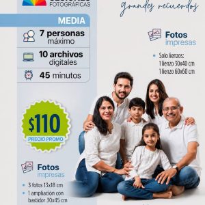 sesión fotográfica – media