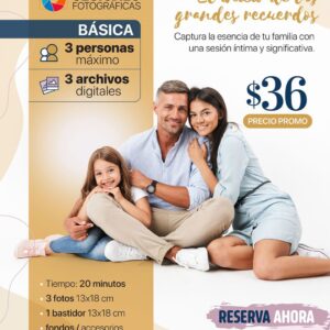 sesión fotográfica – básica