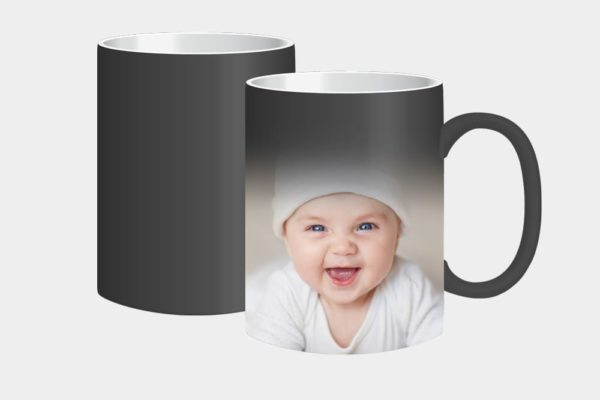 Taza mágica de cerámica con sublimación de bebé