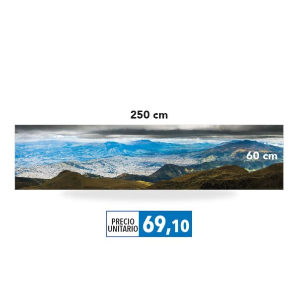 impresión de fotos 60 x 250 cm