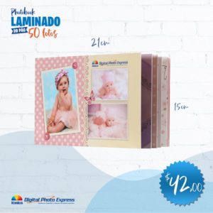 Álbum fotográfico como porta de bebes