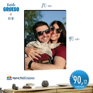 bastidor grueso + foto 70x90cm