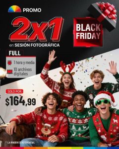 Promoción 2×1 en Sesión fotográfica full 1 hora y media 10 archivos digitales
