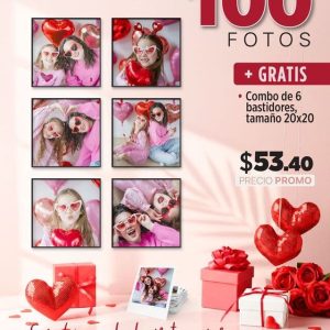 Promo 3R 100 fotos polaroid 8x8cm