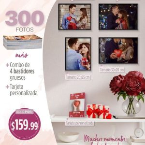 Promo 5R 300 fotos tamaño 13x18cm