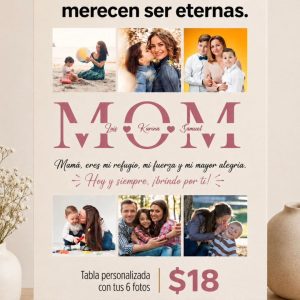 placa de acrílico personalizada grabada con láser