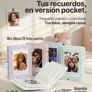 mini Álbum 24 fotos cuerina