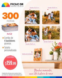 300 fotos 5r